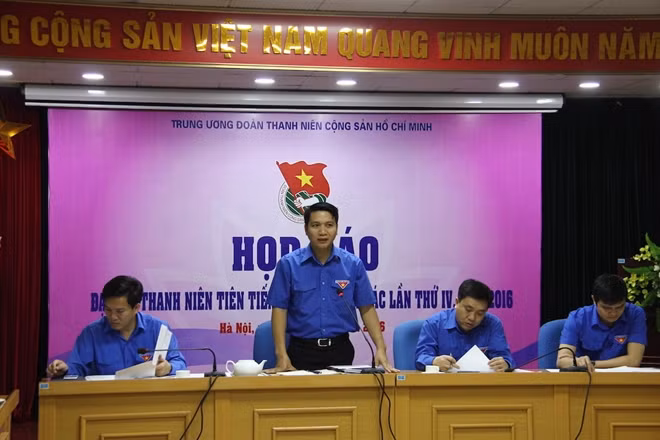 Trưởng Ban Tuyên giáo Trung ương Đoàn Nguyễn Ngọc Lương giới thiệu về Đại hội