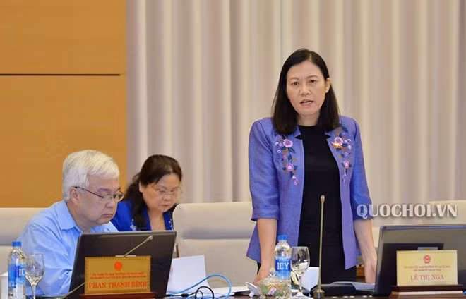 Chủ nhiệm Uỷ ban Tư pháp Lê Thị Nga