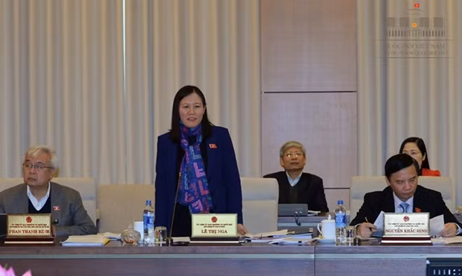 Chủ nhiệm Uỷ ban Tư pháp Lê Thị Nga