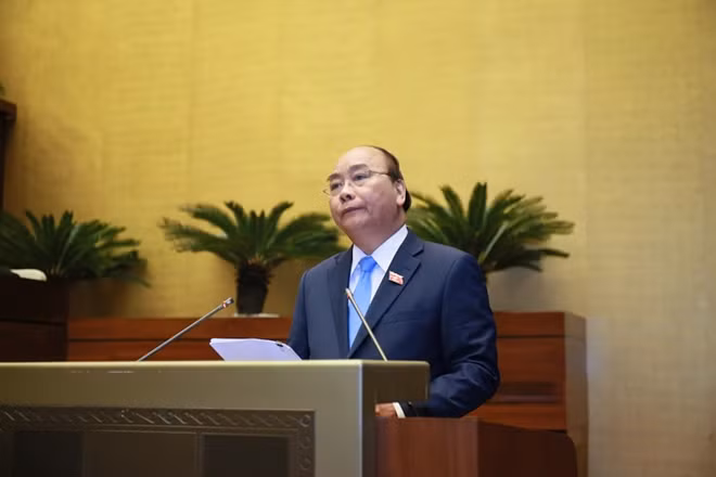 Thủ tướng phát biểu trước Quốc hội