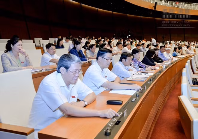 ĐBQH nhấn nút biểu quyết