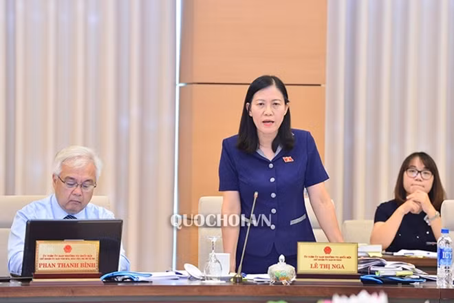 Chủ nhiệm UBTP Lê Thị Nga