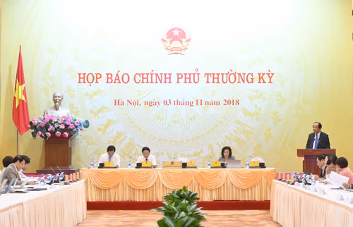 Toàn cảnh buổi họp báo