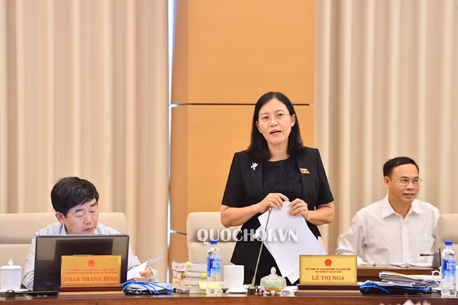 Chủ nhiệm Uỷ ban Tư pháp Lê Thị Nga