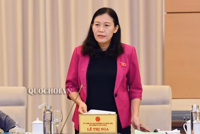 Chủ nhiệm Uỷ ban Tư pháp Lê Thị Nga