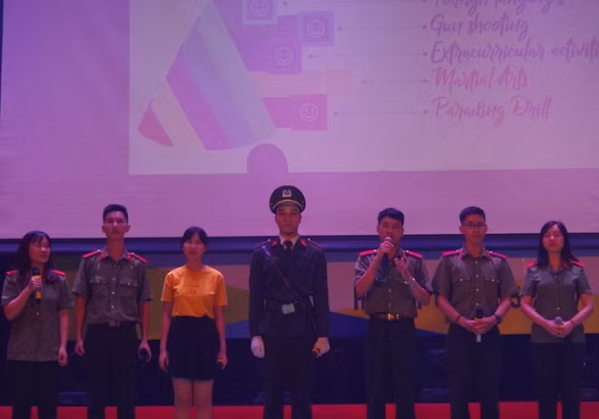 Đội tuyển Học viện ANND tại các phần thi