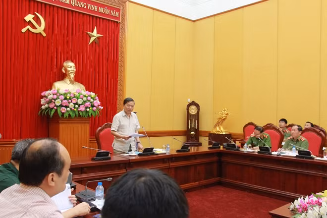 Bộ trưởng Tô Lâm kết luận tại cuộc họp