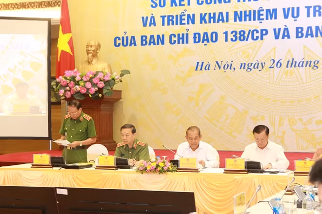 Thứ trưởng Lê Quý Vương phát biểu tại hội nghị