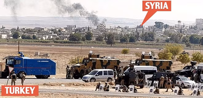 Vùng biên giới Syria - Thổ Nhĩ Kỳ là nơi các nhóm phiến quân và cả IS hoạt động mạnh. Ảnh: Sputnik