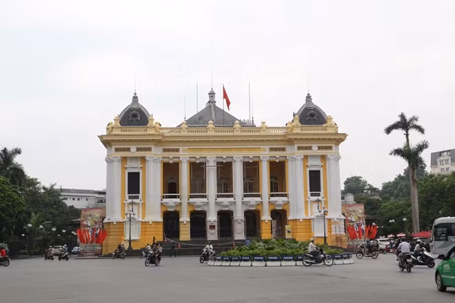 Nhà hát lớn một nét đẹp đặc trưng của Thủ đô Hà Nội.