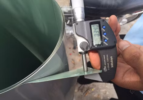 Đặt mua tôn 0,45mm, nhưng thực chất khách hàng chỉ được giao tôn 0,34mm.