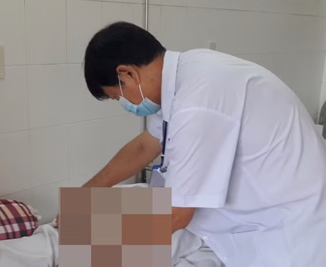 Bệnh nhân Định đang được chăm sóc tại BVĐKTƯ Cần Thơ.