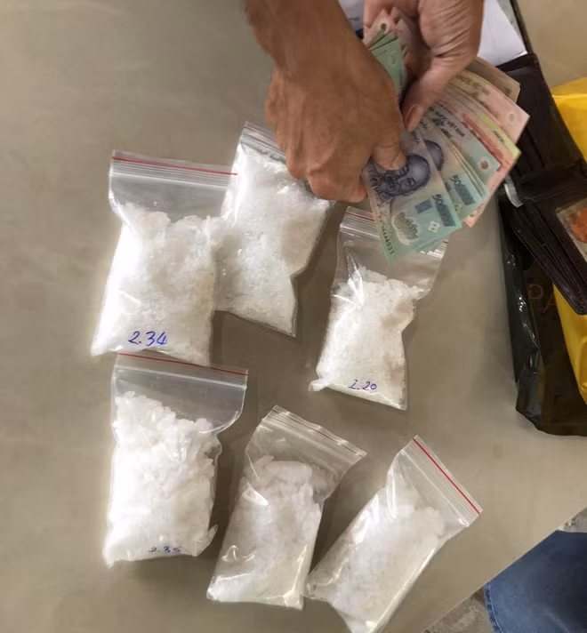 Số ma túy đá bị Công an TP Cà Mau bắt giữ.