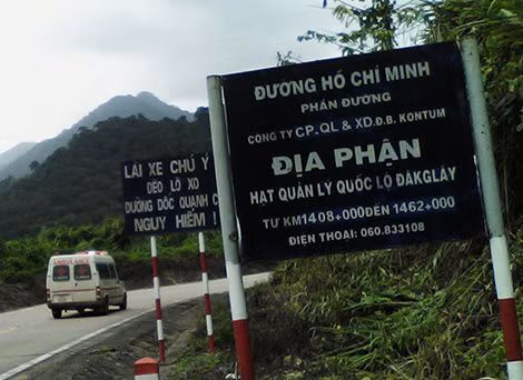 Đèo Lò Xo - nơi dẫn vào vùng sâm Ngọc Linh.