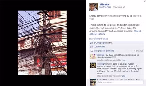 Facebook Bill Gate.