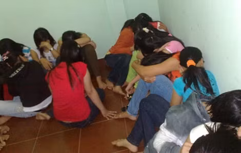 Các nạn nhân trong một đường dây môi giới hôn nhân trái phép do Công an TP Hồ Chí Minh phát hiện.