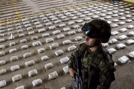 Số cocaine bị thu giữ. Số cocaine bị thu giữ.