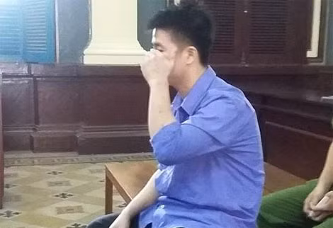 Bị cáo trong phiên xử.
