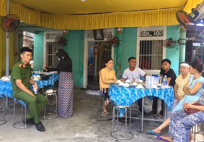 Căn nhà của ông T., nơi xảy ra sự việc ông D. bị giết hại khi đến viếng đám tang.