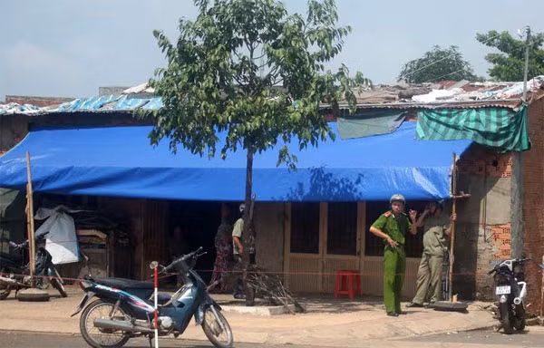 Hiện trường vụ việc.