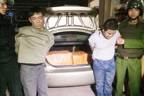 Những tên trùm ma túy bị Cảnh sát Việt Nam bắt giữ.