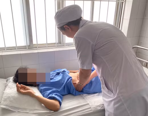 Bệnh nhân Oanh đang được điều trị tại BVĐKTƯ Cần Thơ.