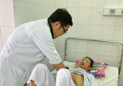 Bệnh nhân Chấn đang được điều trị tại BVĐKTƯ Cần Thơ.