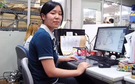 Một nữ animator.