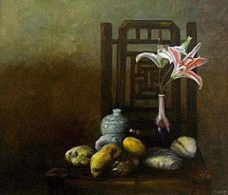 Hoa và Đá của Lưu Doãn Sơn.