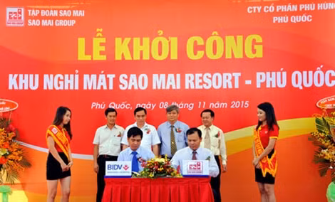 Lễ khởi công Khu nghỉ mát Sao Mai Resort – Phú Quốc.