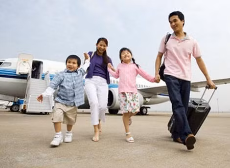 Nhiều gia đình trốn Tết đi du lịch. Ảnh minh họa.