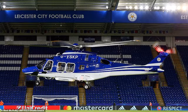 Chủ tịch CLB Leicester City Vichai Srivaddhanaprabha thiệt mạng trong vụ cháy máy bay trực thăng.