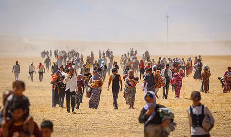 Hàng ngàn người Yazidi được cứu bởi lực lượng Kurdish Peshmerga và đơn vị bảo vệ dân tộc (YPG) tại Mosul, Iraq. Hàng ngàn người Yazidi được cứu bởi lực lượng Kurdish Peshmerga và đơn vị bảo vệ dân tộc (YPG) tại Mosul, Iraq.