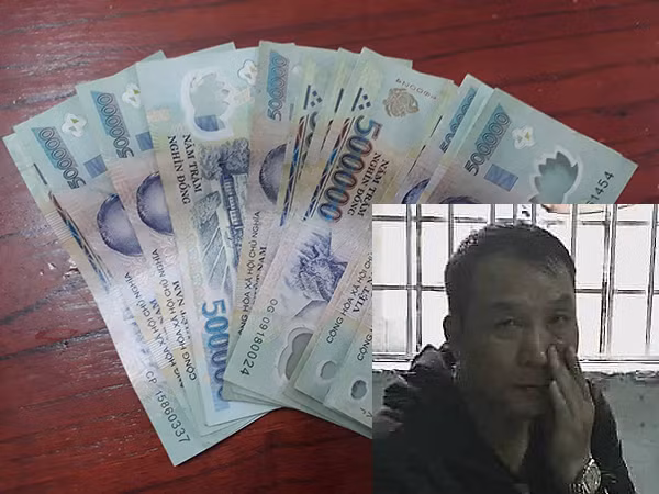 Đối tượng Xiong Chang Hua và tang vật trộm cắp bị tạm giữ tại Công an quận Sơn Trà.