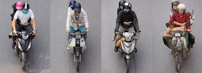 Bốn cái ôm từ phía sau, thật chặt. Hà Nội, 11-2018