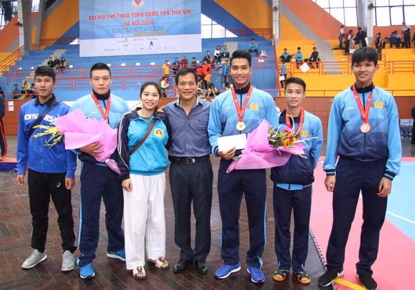 Đội Pencak Silat CAND vẫn khẳng định được thế mạnh. Ảnh: Quý Lượng. Đội Pencak Silat CAND vẫn khẳng định được thế mạnh. Ảnh: Quý Lượng.