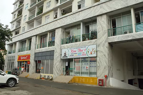 Các tầng của chung cư Khang Gia xây dựng trái phép. Các tầng của chung cư Khang Gia xây dựng trái phép.
