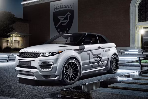 Hamann là một công ty độ xe gốc Đức nổi tiếng với việc các sản phẩm BMW và Porsche, nhưng công ty này cũng không ngại “phá hoại” một vài chiếc Range Rover. Trong khi một số bộ kit của họ làm ra có thể chấp nhận được, phiên bản Range Rover Evoque mui trần thân rộng là một thứ khó có thể dung thứ.