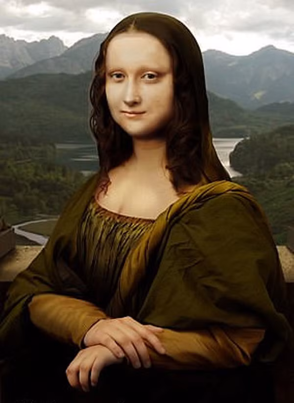 Bức tranh vẽ nàng Mona Lisa của danh họa Leonardo da Vinci hiện được trưng bày tại bảo tàng Louvre ở Paris, Pháp.
