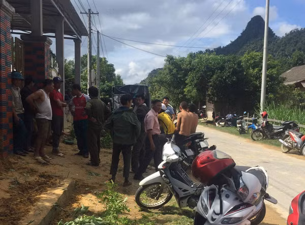 Hiện trường nơi xảy ra vụ việc.