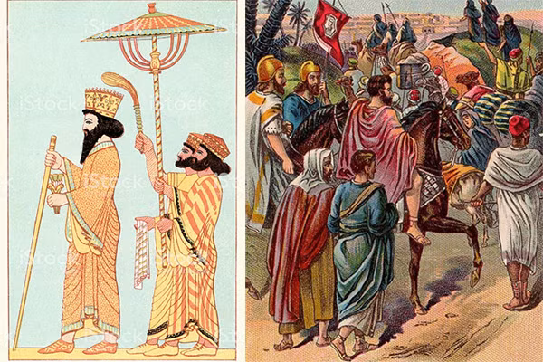 Đế chế Achaemenid tồn tại từ năm 550 trước Công nguyên - 330 trước Công nguyên trước khi bị Alexander Đại đế đánh bại và thu phục.