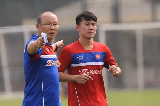 Minh Vương từng được ví là “con cưng” của ông Park. Ảnh: M.T.
