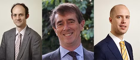 Từ trái qua: Jacob Hayler, Giám đốc điều hành của Hiệp hội Dịch vụ Môi trường; Phil Conran; Jakob Rindegren, chuyên gia tư vấn chính sách tái chế cho ESA.