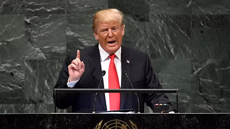 Tổng thống Mỹ Donald Trump phát biểu phản đối toàn cầu hóa tại Đại hội đồng Liên Hiệp Quốc lần thứ 73.