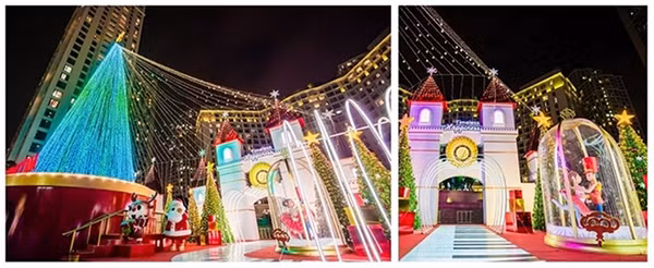 Cung điện vũ hội tại Royal City là bữa tiệc âm nhạc, ánh sáng lộng lẫy. Cung điện vũ hội tại Royal City là bữa tiệc âm nhạc, ánh sáng lộng lẫy.