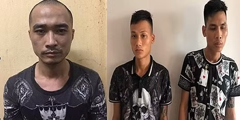 Các đối tượng trong băng “đầu trộm đuôi cướp” chuyên nhằm vào tài xế xe tải: Đào Xuân Thắng, Bùi Huy Phượng và Nguyễn Văn Thanh.