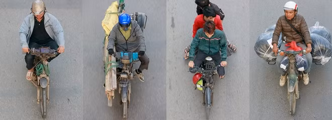 Xe không yếm, xe cởi truồng. Hà Nội, 11-2018.