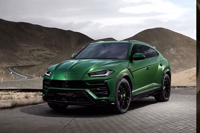 Lamborghini Urus sẽ sở hữu cánh gió trước hung hăng hơn với các viền bao quanh thanh cản va dày hơn. Nẹp sườn hai bên tinh chỉnh và các cánh lướt gió phía sau được sửa đổi.