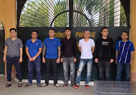 Các đối tượng trong vụ án.