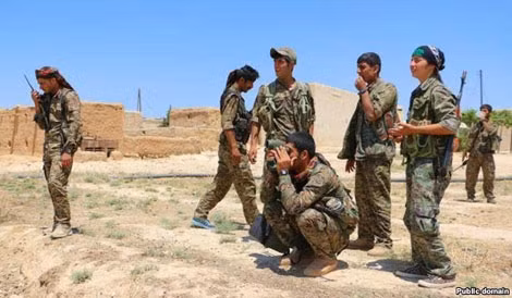 Lực lượng Bảo vệ người Kurd (YPG) tại Syria.